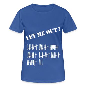 prison - T-shirt respirant Femme - bleu royal - Devant - AI Model Female 172 light (172cm)