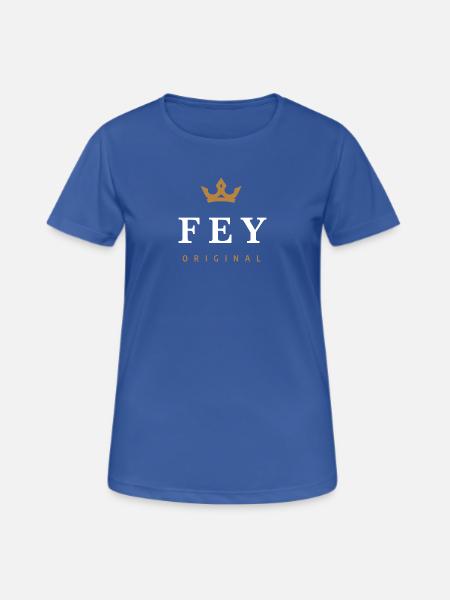 Fey Original Family Logo - Women's Breathable T-Shirt - royal blue