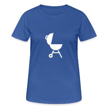BBQ - Women's Breathable T-Shirt - royal blue - Front - AI Model Female 172 light (172cm)