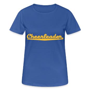 cheerleader - Frauen T-Shirt atmungsaktiv - Royalblau - Vorne - AI Model Female 172 light (172cm)