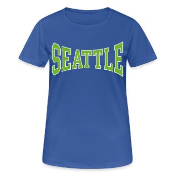 Seattle - Women's Breathable T-Shirt - royal blue - Front - AI Model Female 172 light (172cm)