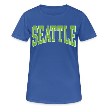Seattle - Women's Breathable T-Shirt - royal blue - Front - AI Model Female 172 light (172cm)