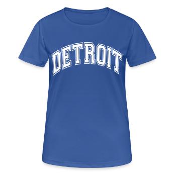 Detroit - T-shirt respirant Femme - bleu royal - Devant - AI Model Female 172 light (172cm)