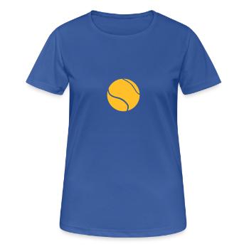 Tennisball - Frauen T-Shirt atmungsaktiv - Royalblau - Vorne - AI Model Female 172 light (172cm)