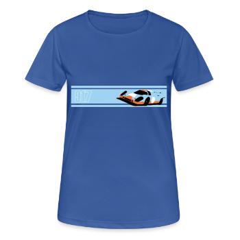 917 LM - T-shirt respirant Femme - bleu royal - Devant - AI Model Female 172 light (172cm)