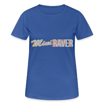 raver - T-shirt respirant Femme - bleu royal - Devant - AI Model Female 172 light (172cm)