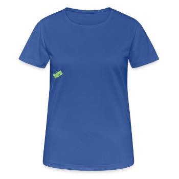 brummbrumm - Frauen T-Shirt atmungsaktiv - Royalblau - Vorne - AI Model Female 172 light (172cm)