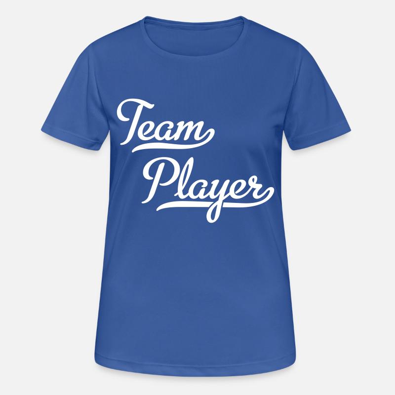 Team Player - Women's Breathable T-Shirt - royal blue