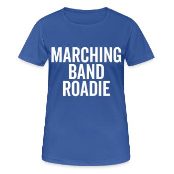 Fanfare Roadie - T-shirt respirant Femme - bleu royal - Devant - AI Model Female 172 light (172cm)