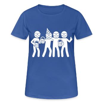 Birthday Group Party - Women's Breathable T-Shirt - royal blue - Front - AI Model Female 172 light (172cm)