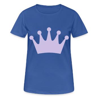 Crown - Women's Breathable T-Shirt - royal blue - Front - AI Model Female 172 light (172cm)