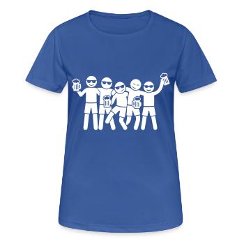 Party Holiday Group - Women's Breathable T-Shirt - royal blue - Front - AI Model Female 172 light (172cm)