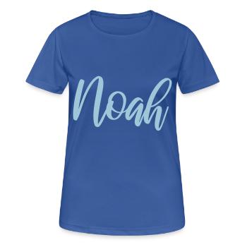 noah Vorname - Frauen T-Shirt atmungsaktiv - Royalblau - Vorne - AI Model Female 172 light (172cm)