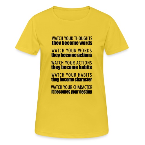 watch your thoughts - Women's Breathable T-Shirt
