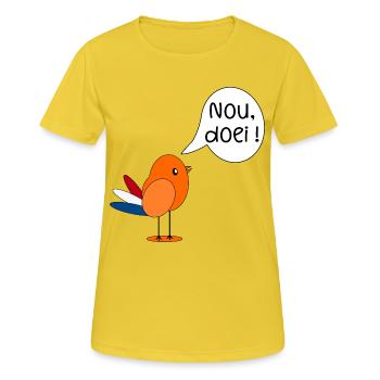 Well bye - Women's Breathable T-Shirt - sunshine - Front - AI Model Female 172 dark (172cm)