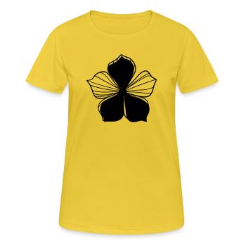 Clear Graphic Floral Design - Blossom Graphic - Women's Breathable T-Shirt - sunshine - Front - AI Model Female 172 dark (172cm)
