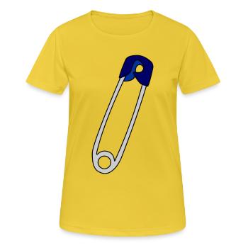 Safety pin - Women's Breathable T-Shirt - sunshine - Front - AI Model Female 172 dark (172cm)
