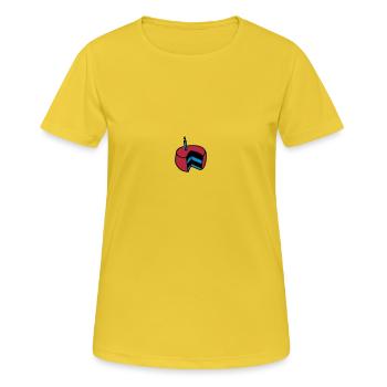 Torte - Frauen T-Shirt atmungsaktiv - Sonnengelb - Vorne - AI Model Female 172 dark (172cm)