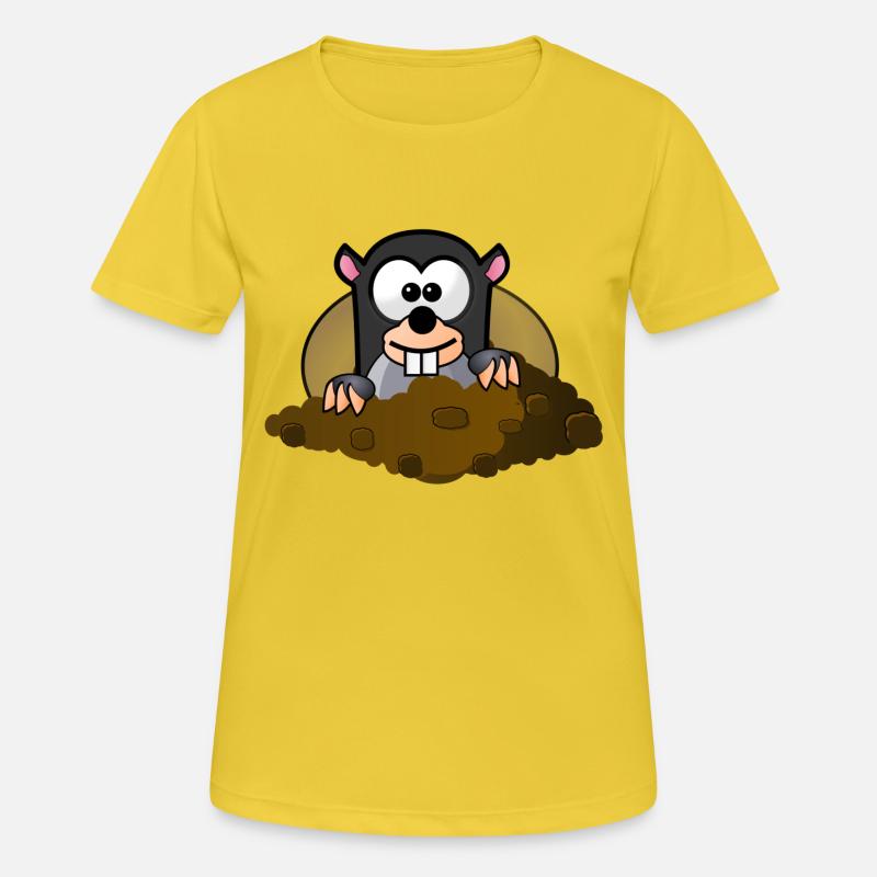 Animal Animals Mole - Women's Breathable T-Shirt - sunshine