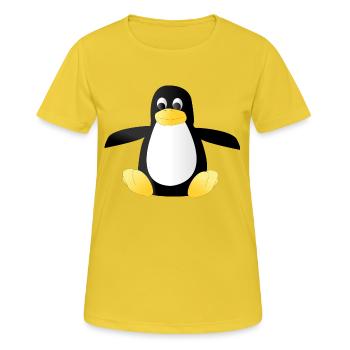 penguin202 - Women's Breathable T-Shirt - sunshine - Front - AI Model Female 172 dark (172cm)