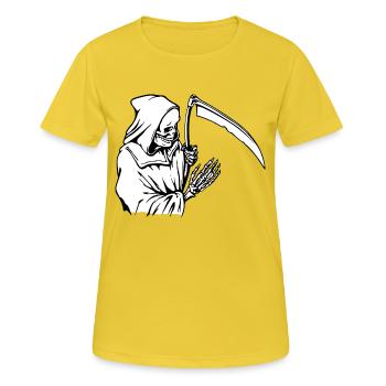 Dead with scythe - Women's Breathable T-Shirt - sunshine - Front - AI Model Female 172 dark (172cm)