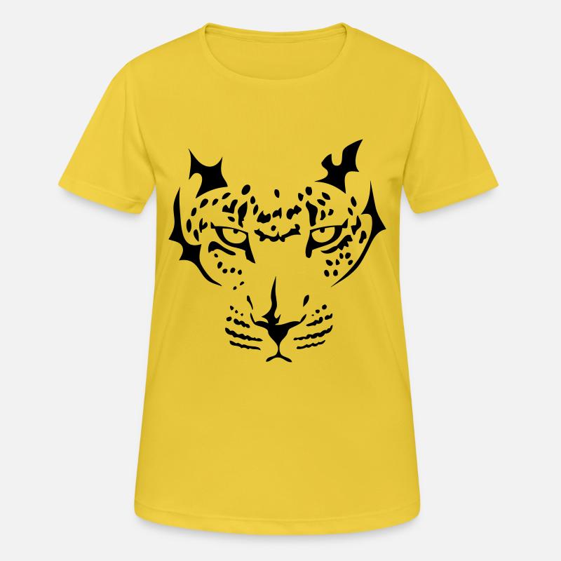 tribal leopards 1 - Women's Breathable T-Shirt - sunshine
