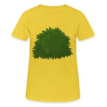 strauecher buesche shrubbery garten garden plants5 - Frauen T-Shirt atmungsaktiv - Sonnengelb - Vorne - AI Model Female 172 dark (172cm)
