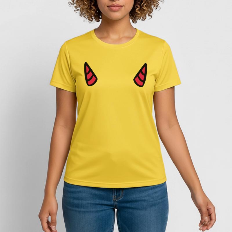 Devil's horn devil devil horn evil Women's Breathable T-Shirt