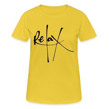 Relax - Women's Breathable T-Shirt - sunshine - Front - AI Model Female 172 dark (172cm)