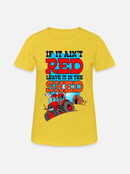 If it does not leave it leave it in the shed - Women's Breathable T-Shirt - sunshine