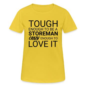 Storeman Crazy - Women's Breathable T-Shirt - sunshine - Front - AI Model Female 172 dark (172cm)