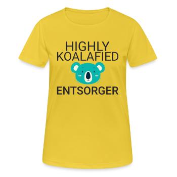Disposal company Koalafied - Women's Breathable T-Shirt - sunshine - Front - AI Model Female 172 dark (172cm)