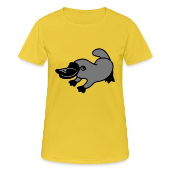 Platypus - Women's Breathable T-Shirt - sunshine - Front - AI Model Female 172 dark (172cm)