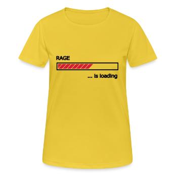 Rage is loading progress bar Loading Bar - Women's Breathable T-Shirt - sunshine - Front - AI Model Female 172 dark (172cm)