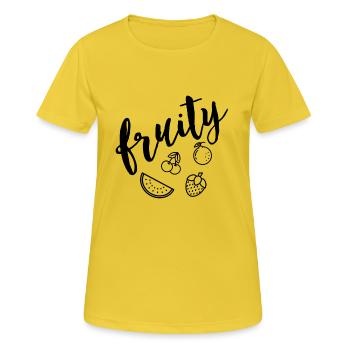 Fruity - Women's Breathable T-Shirt - sunshine - Front - AI Model Female 172 dark (172cm)