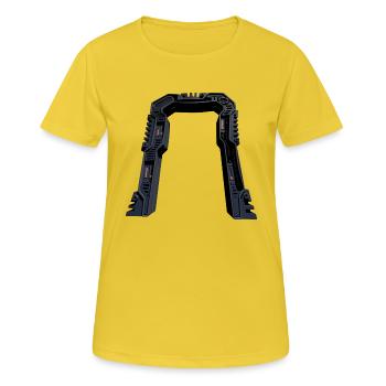 Stargate - Portal - Beamer - Women's Breathable T-Shirt - sunshine - Front - AI Model Female 172 dark (172cm)
