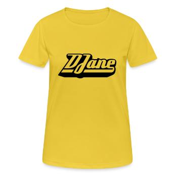 DJane - Women's Breathable T-Shirt - sunshine - Front - AI Model Female 172 dark (172cm)