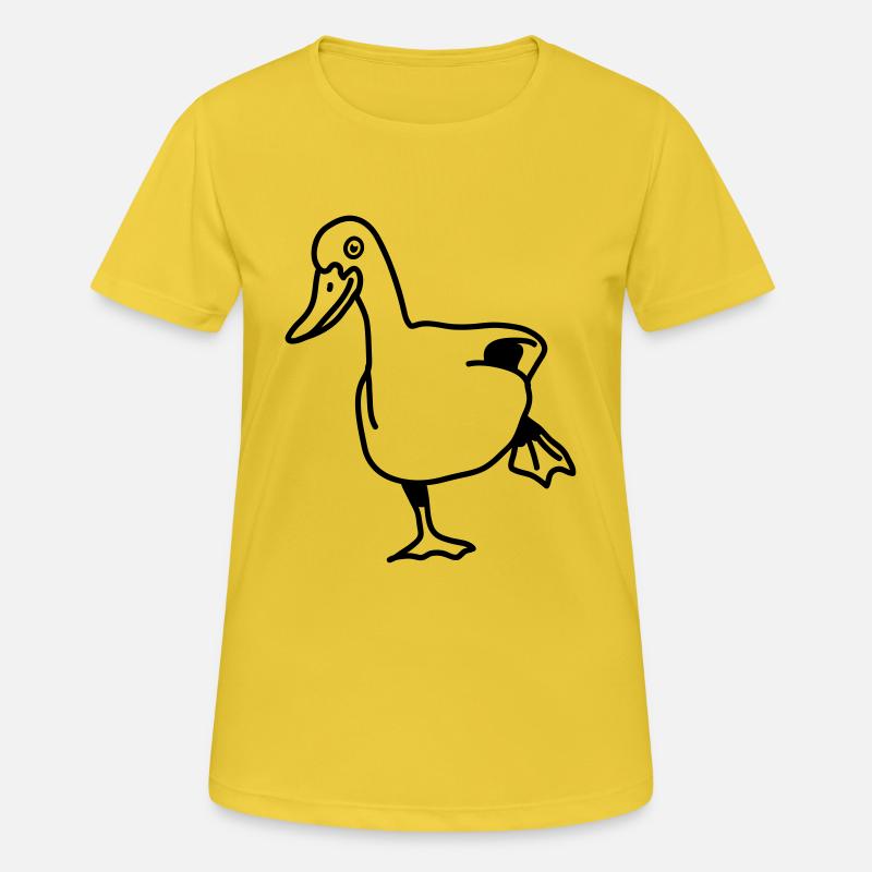 duck - Women's Breathable T-Shirt - sunshine