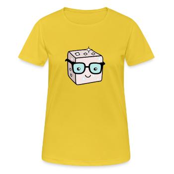 Sweet Sugar Sugar Cube Nerd Refined - Women's Breathable T-Shirt - sunshine - Front - AI Model Female 172 dark (172cm)