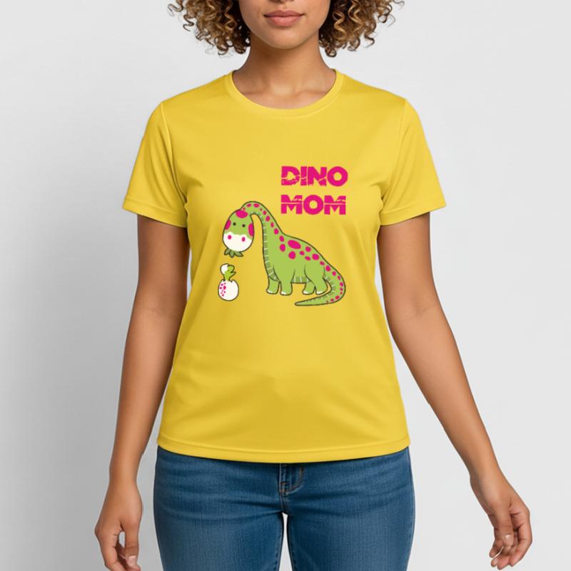 Dino Mutter Muttertag T-Shirt Mutter Tag Tee Frauen T-Shirt atmungsaktiv
