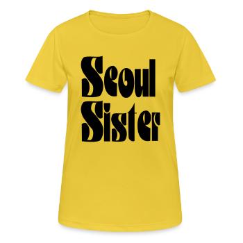 Seoul Sister - Women's Breathable T-Shirt - sunshine - Front - AI Model Female 172 dark (172cm)