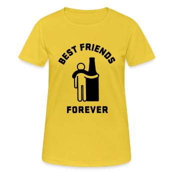 Best friends forever - Women's Breathable T-Shirt - sunshine - Front - AI Model Female 172 dark (172cm)