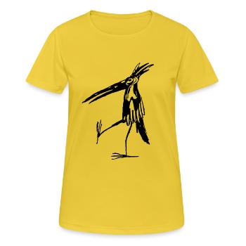 Standing bird - Women's Breathable T-Shirt - sunshine - Front - AI Model Female 172 dark (172cm)