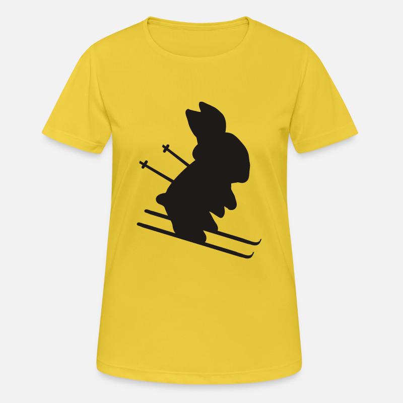 ski - Women's Breathable T-Shirt - sunshine