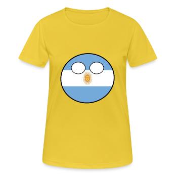 Countryball Country Ball Country Home Argentina - Women's Breathable T-Shirt - sunshine - Front - AI Model Female 172 dark (172cm)
