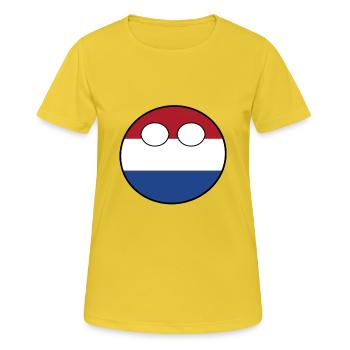 Countryball Country Home Netherlands - Women's Breathable T-Shirt - sunshine - Front - AI Model Female 172 dark (172cm)