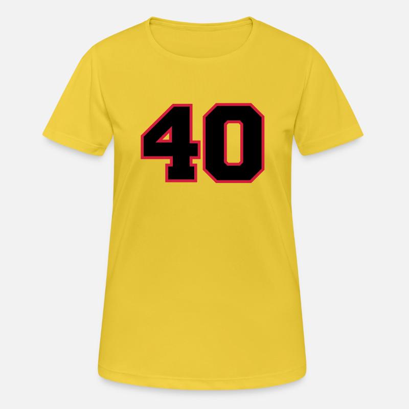 number40 - Women's Breathable T-Shirt - sunshine