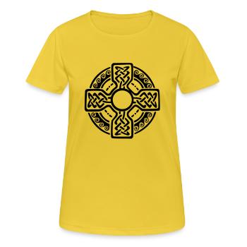 Celt - Women's Breathable T-Shirt - sunshine - Front - AI Model Female 172 dark (172cm)