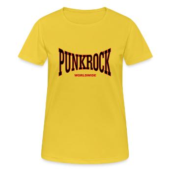 punk rock - Women's Breathable T-Shirt - sunshine - Front - AI Model Female 172 dark (172cm)