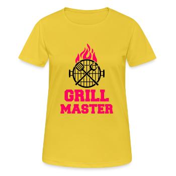 Grill Master - Women's Breathable T-Shirt - sunshine - Front - AI Model Female 172 dark (172cm)